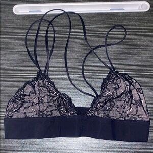 Lace Bralette in Black